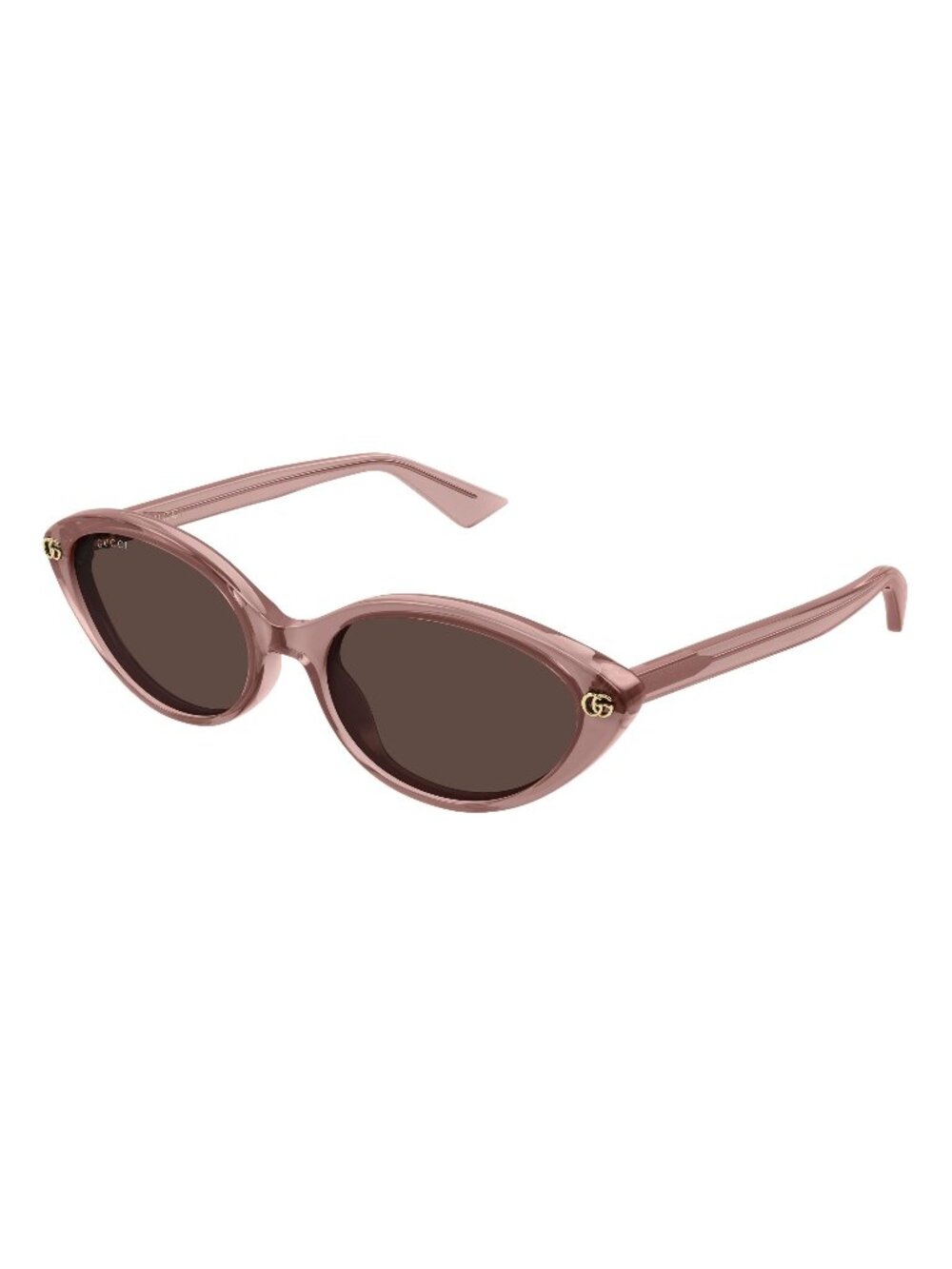 New Gucci Women's Sunglasses Pink Brown Lens Acetate Frame GG2110S 004 54